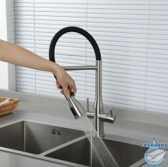 Смеситель для кухни Gappo G4399-75 (сатин)