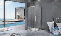 Душевое ограждение Bas Idea CR-90-C-CH профиль хром, стекло прозрачное (без поддона)