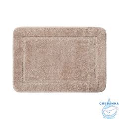 Коврик для ванной комнаты, 90х60, микрофибра, светло-коричневый, IDDIS, PSQL02Mi12