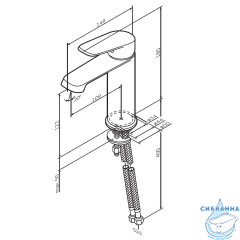 Смеситель для раковины AM.PM Func F8F02122 (черный матовый)