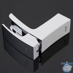 Смеситель для раковины Gappo G1007-30 (без донного клапана) (хром/белый)