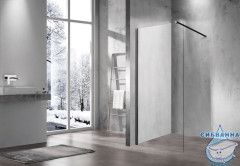 Walk-in Vincea Walk In HS 70 профиль черный, стекло прозрачное VSW-1H700CLB