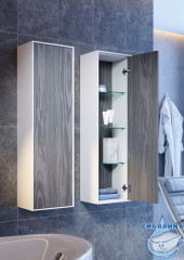 Пенал подвесной Aqwella 5 Stars Genesis 35 миллениум серый