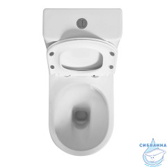 Унитаз напольный безободковый Azario Bonelle AZ-1229A с бачком и сиденьем Soft Close (микролифт)