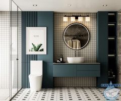 Унитаз напольный Abber Bequem AC1112TMW с бачком и сиденьем Soft Close (микролифт)