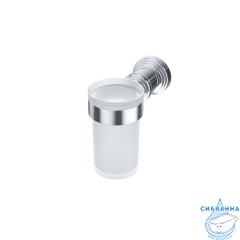 Стакан одинарный, матовое стекло, хром глянцевый, Виндзор (Windsor), IDDIS, WINSCG1i45