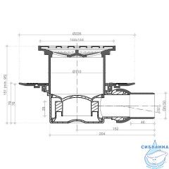 Дренажный трап для душа Pestan Confluo Standard 13000136