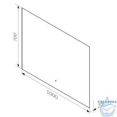 Зеркало Am.Pm X-Joy 100 см M85MOX11001S