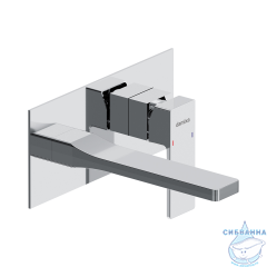 Смеситель для раковины встраиваемый Damixa Gala 530260000 (хром)