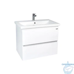 Тумба Viant Мальта 80П с раковиной Como 80 белый