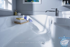 Акриловая ванна Aquanet Capri 170x110 R с каркасом