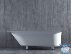 Ванна из искусственного камня Salini Ornella 170x75 (материал sapirit,белый матовый)