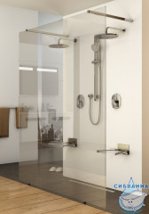 Душевое ограждение Ravak Walk In Free-130 v.200 bright alu+Transparent GW9FJ0C00Z1