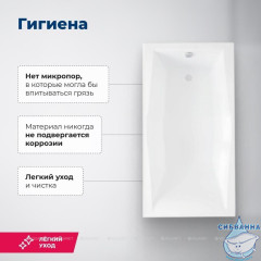 Акриловая ванна Aquanet Vega 190x100 с каркасом