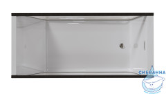 Акриловая ванна 1Marka Neo 170x75 (2 стекла принт бетон)