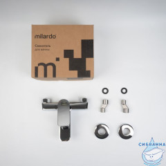Смеситель для ванны, глянцевый хром, Demi, Milardo, DEMSB00M02WA