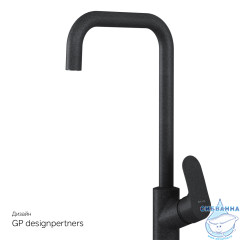 Смеситель для кухни AM.PM Like F8006022 (черный матовый)