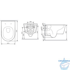 Унитаз подвесной AM.PM Func C8F1701SC с сиденьем Soft Close (микролифт)