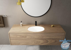 Смеситель для раковины Hansgrohe Vernis Blend 71580670 (без донного клапана) (черный матовый)