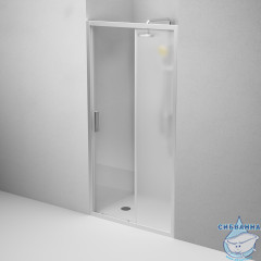 Дверь в нишу AM.PM Gem W90G-100-1-195MM 100 см профиль хром, стекло матовое