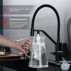 Смеситель для кухни Raglo R85.62.06 (черный)