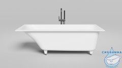 Ванна из искусственного камня Salini Orlando 170x75 (материал sapirit, белый матовый)