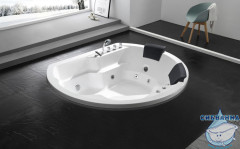 Акриовая ванна Gemy G9053 B 185х162 с гидромассажем