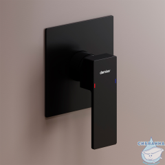 Встраиваемый смеситель для душа Damixa Gala 537500300 (черный матовый)