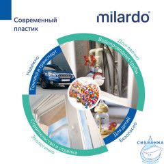 Смеситель для ванны Milardo Поли POLBL00M10 (черный матовый)