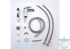 Смеситель с гигиеническим душем Aquatek Ника AQ1812CR (хром )