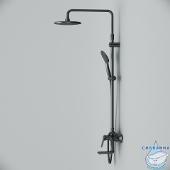Душевая система Am.Pm Sunny 220 1 режим F0785C922 (черный матовый)