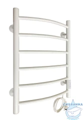 Полотенцесушитель электрический Санприз Классик П6 40х60 (белый матовый) (подключение универсальное)