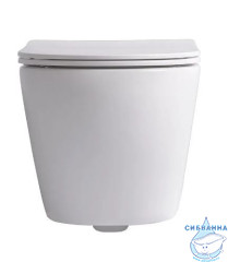 Унитаз подвесной безободковый  TONI ARTI Russi TA-1900 с сиденьем Soft Close (микролифт)