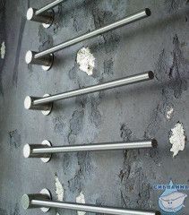 Полотенцесушитель электрический  Wonzon&Woghand Hamburg 47х72 WW-AL314-BR (с возможностью скрытого подключения, подключение универсальное) (никель)