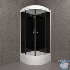 Душевая кабина Тритон Топ 90x90 В профиль белый, стекло прозрачное Щ0000065702