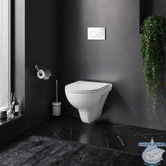 Инсталляция AM.PM с кнопкой смыва в комплекте с унитазом AM.PM  Gem FlashClean c сиденьем Soft close (микролифт) IS49001.901700