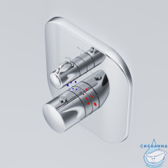  Встраиваемый смеситель для ванны Am.Pm Sensation F3085500 (хром)