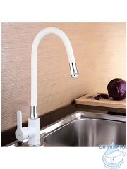 Смеситель кухни Frap F4041 (белый/хром)