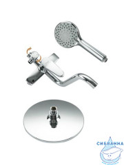 Душевая система Frap F2427 200 1 режим (хром)