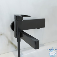 Смеситель для ванны Iddis Slide SLIBL00i02WA (черный матовый)