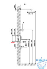 Душевая система Timo Selene SX-2069/17SM 220 1 режим (золото матовое)