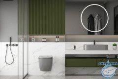 Унитаз подвесной безободковый Abber Bequem AC1103MG с сиденьем Soft Close (микролифт) (серый матовый)