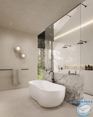 Ванна из искусственного камня ABBER Stein AS9604 170x80