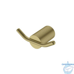 Крючок двойной, нержавеющая сталь, Дюна (Duna), золото матовое, IDDIS, DUNMG20i41