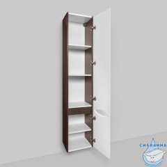 Шкаф пенал Am.Pm Like 35 венге/белый M80CHR0356VF