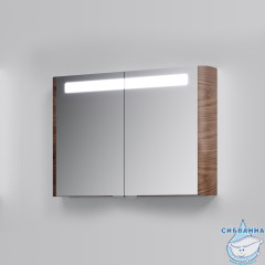 Зеркало-шкаф AM.PM Sensation 100 орех