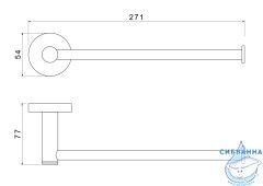 Полотенцедержатель Aquatek Европа AQ4119CR