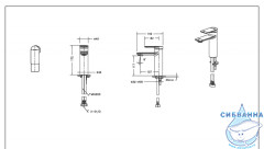 Смеситель для раковины Bravat Eddie F1369402CP-RUS (без донного клапана) (хром)