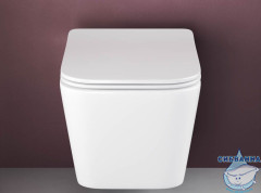 Унитаз подвесной безободковый Ceramicanova Metric Rimless CN3007 с сиденьем быстросъемным Soft Close (микролифт)