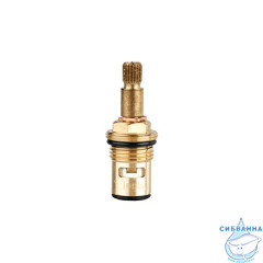 Кран-букса керамическая, 90°, 20 зубцов, M18x1,5, M21, h=53 мм, IDDIS, 998CR532SM